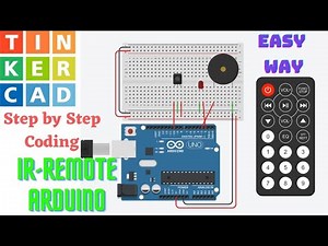 How to Use an IR Remote in Tinkercad circuits | IR remote with Arduino | control LED using IR remote