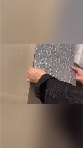 Dollar tree Adhesive wall tile decor