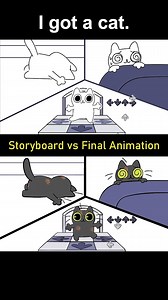 Storyboard vs Animation I got a cat | JDAnimations