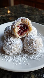 Raspberry-filled Almond Snowball Cookies Recipe PDF | Christmas Holiday Baking | Instant Digital Download - Etsy Canada