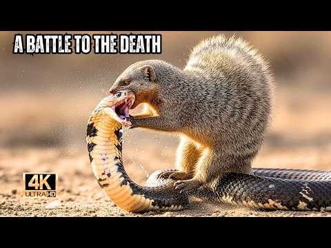 mongoose vs. king cobra - milliseconds from death – survival | Animal Fights