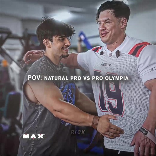 Natural vs Pro - Usem cupom : RICK - na @Max Titanium - Loja - #maxtitanium #atletas #dudufit #caikepro #gym