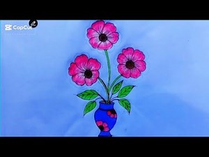 Beautiful Flower Drawing 🌸 | Easy Step by Step Drawing for Beginners