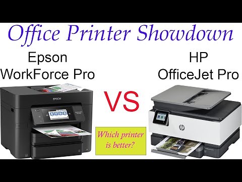 Epson WorkForce Pro vs. HP OfficeJet Pro 2021 Comparison