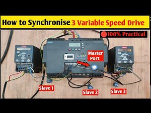 Variable Frequency Drive Synchronize With Master Port! How to Synchronize Vfd! Master Port Wiring