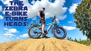 The Zebra E-Bike Turns Heads!
