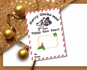 Jiu Jitsu Christmas Gift Card Holder Digital Download - Etsy Canada