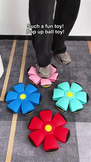 The stomp ball I got for the kids is so much fun—it has way more ways to play than a regular ball! Kick it, stomp it, squish it, they’ve been playing with it for ages!#kidstoys #popball