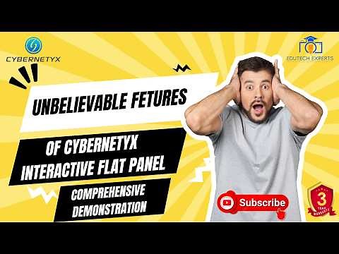 Cybernetyx Interactive Flat panel in-dept demo || eyeris digital board || Bright Class
