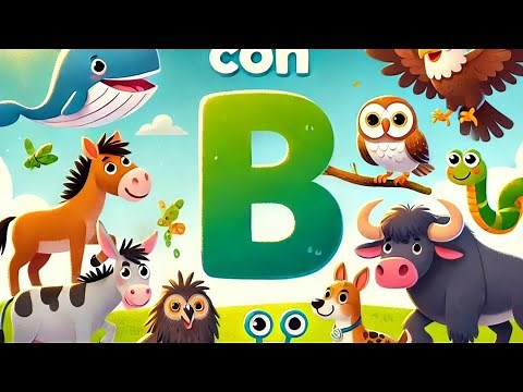 ¡Conoce a los increíbles animales con la letra B! Aprender abecedario