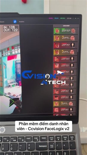 Phần mềm điểm danh nhân viên - Ccvision FaceLogix v2 - Cvision AI Tech #cvisionaitech