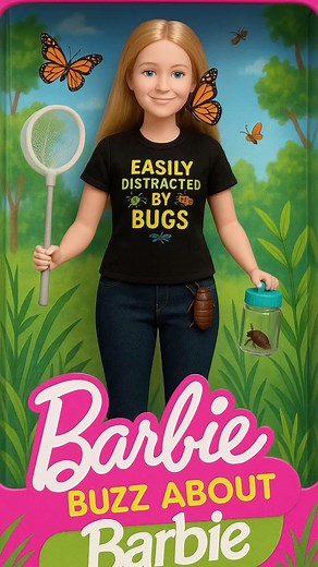 Definitely easily distracted by bugs 🦗🦋🕷️🐛🪳🐜🐝😂😂 #bugsarecool #bugs #insects #entomologist #barbiedoll #butterflies | Bug Shop