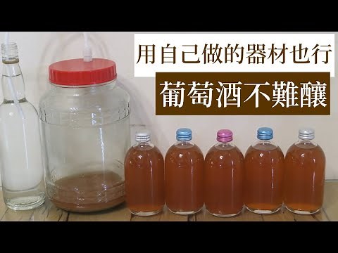 【農產加工】種葡萄釀葡萄酒 金香葡萄酒釀製教學