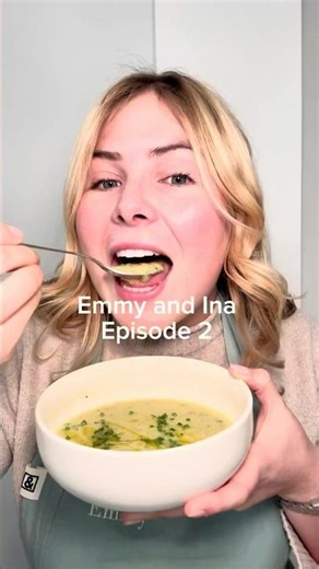 Emmy and Ina Episode 2: Zucchini Vichyssoise #frenchcuisine #cookingvideo