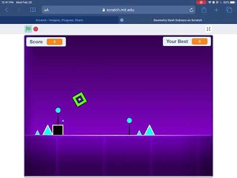 Geometry Dash Sub-Zero-Press Start 100% Completion(Scratch Version)