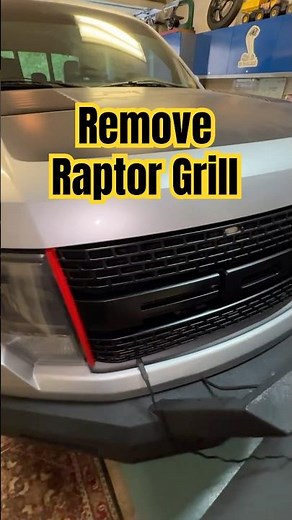 How To Remove 1st Gen Raptor, 12th Gen F150 Grill #shorts