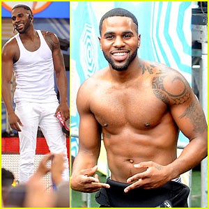 Jason Derulo Heats Up Fourth of July with Shirtless ‘GMA’ Show!