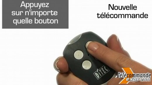 Programmer une Télécommande Ditec GOL4