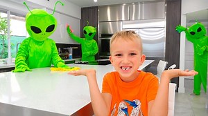 Funny guests flew into the house of Vlad and mama. They are looking for something in the house and can not find. Perhaps this is all a dream of Vlad. | Vlad and Niki