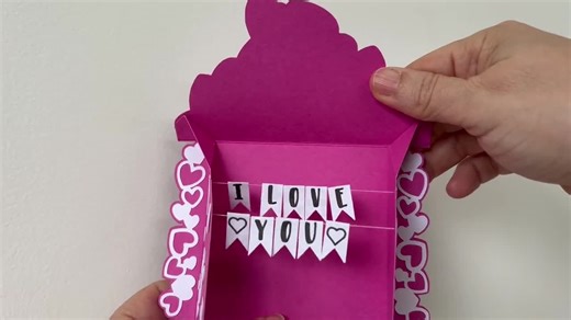 Pop up Love Card SVG: Valentine's Day Banner (digital Download) - Etsy