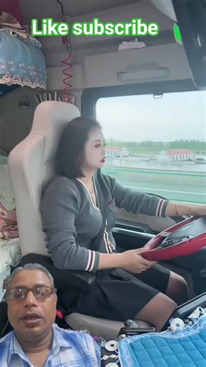 🚛 “Unexpected! Girl Truck Driver on Duty 😳🔥”