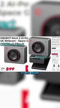 Webcams & USB Bandwidth - What makes this special? || OBSbot Meet 2