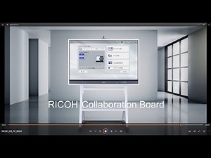 RICOH Collaboration Board 商品紹介（40秒版：基本機能）