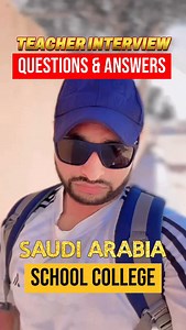 4.7K views · 507 reactions | Common interview questions and answers for Teachers jobs in Saudi Arabia  | school and collages campus and university they very similar questions about teaching @travelsnoon #teacher #faculty #primary #secondary #college #campus #university #teaching #jobs #interview #ksa #riyadh #taif #abha #mecca #madinah #qassim #najran #jizan #hail #jubail #saudi #saudiarabia #noontravels #helping #youths #gulf | Noon Travels | Facebook