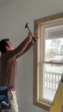 How to install window trim ￼