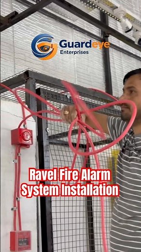 Fire Alarm System Installation 🔥 | Addressable Smoke Detector Setup | Guardeye Enterprises