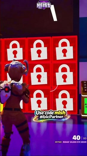 THE BANK HEIST ROGUELIKE Midas Gilded Eye Drum Gun Secret Code Fortnite Map