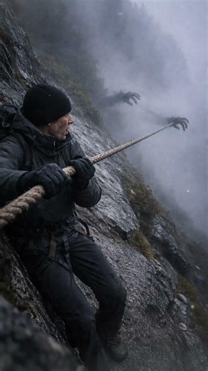 My Rope Pulled Sideways Into Fog. True Mountain Horror