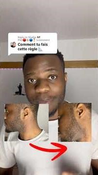 Comment se tracer la barbe sois même avec une règle