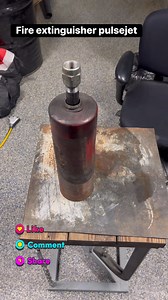 This fire extinguisher pulse jet sounds bizarre! #viralreelsfacebook #diyprojects #pulsejet | Adhdeadly