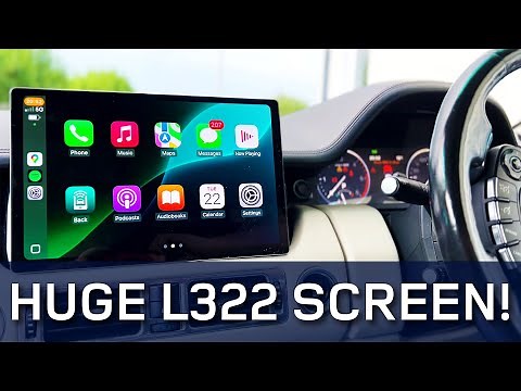 I Fitted a HUGE 13" CarPlay Screen To My L322 Range Rover