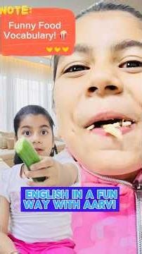 Snack Vocabulary: Chew, Swallow, Sip, Gulp, Slurp, Nibble & Drool #vocabulary #shorts #kidslearning