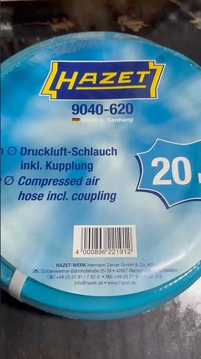 HAZET compressed Air Hose for My Air Tools ✌️