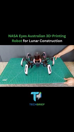 Tech Brief | Australia just unveiled Charlotte, a six-legged 3D-printing robot capable of building a full 200-square-meter home in only 24 hours.... | Instagram