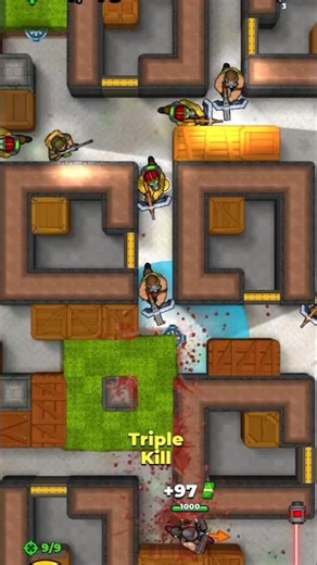 one , two and triple kill an loss the game video gameplay hunter assassin #projectoverkill #memorysn