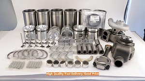 3306 Complete Engine Overhaul Kit Include Piston Liner Kit Full Gasket Set Water Pump Fit for CAT 3306PC 3306DI Rebuilding