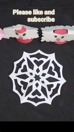 ❄️Easy Snowflake Making Tutorial for Beginners 🎄 #shorts #youtubeshorts #trending