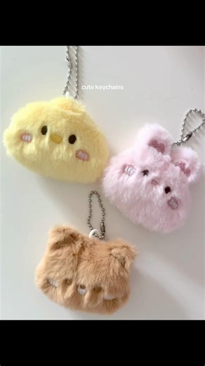 Adorable Plush Keychains for Animal Lovers