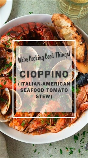 Italian Seafood Stew (Cioppino Recipe) | Restaurant Quality at Home