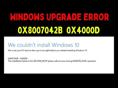 How to Fix Windows Upgrade Error 0x8007042B-0x4000D on Windows 11