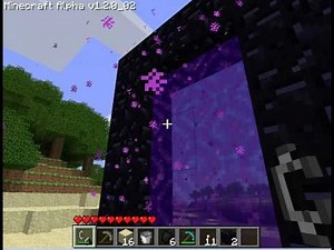 How to make a portal to the nether world in minecraft