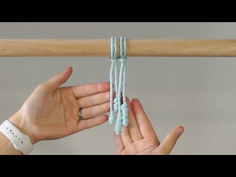 DIY Macrame Tutorial: How to Create Long Barrel Knots!