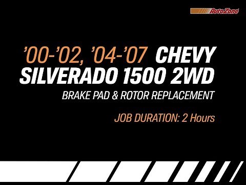 Replacing Brakes & Rotors on a Chevy Silverado - 2000-2001 & 2004-2007 - Make Model Series