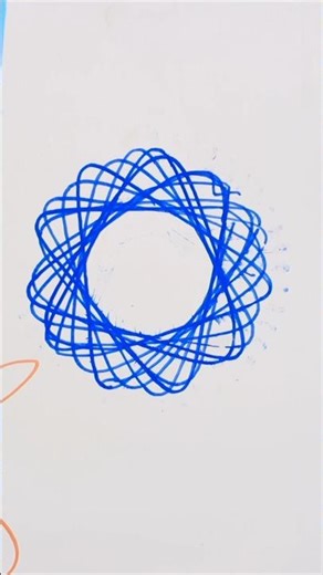 Most Satisfying Geometric Art ✍️✨ #shorts#satisfying#spirograph#asmr#drawing