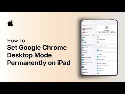 How to Set Google Chrome Desktop Mode Permanently on iPad