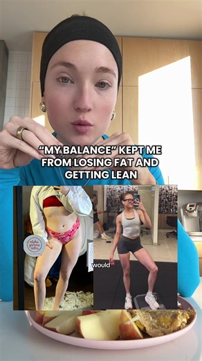 my balance seriously was the reason I saw no progress - I told myself ALL the time that I needed to live my life and make sure my fitness journey was sustainable, but that was an excuse because after I actually locked in with healthy habits, I figured out what sustainable actually means 💪🏼🍳🥑 coaching application linked in bio #balancedlifestyle #intuitiveeating #fatlosstips #nutritiontips